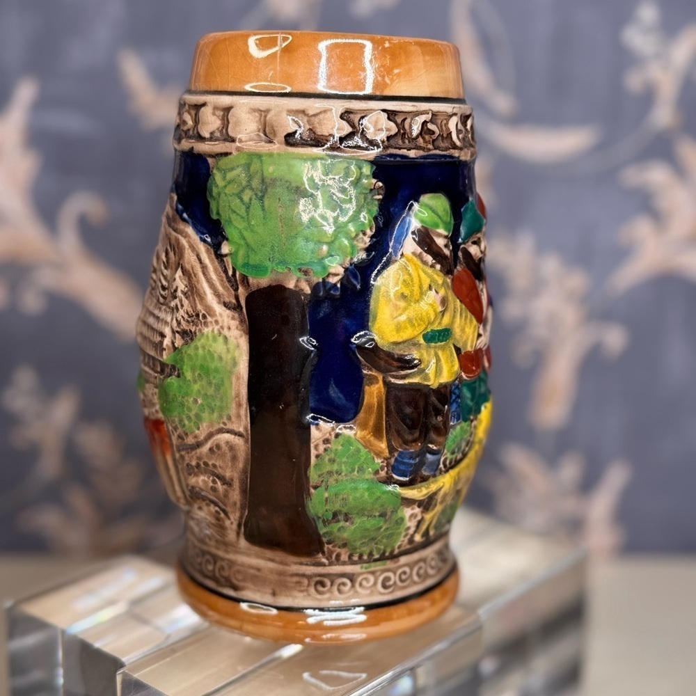 Vintage Estate Hand Painted Collectible Ceramic Beer Stein - Picture 2 of 8